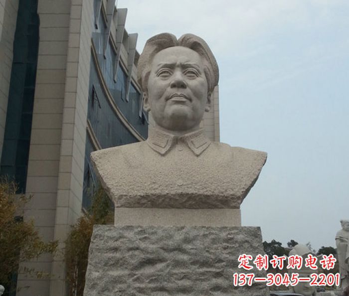 辽宁伟人毛泽东胸像石雕