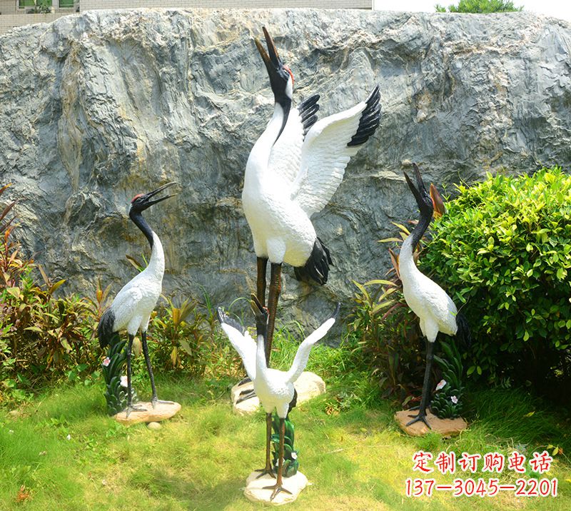 辽宁仙鹤雕塑 墓地