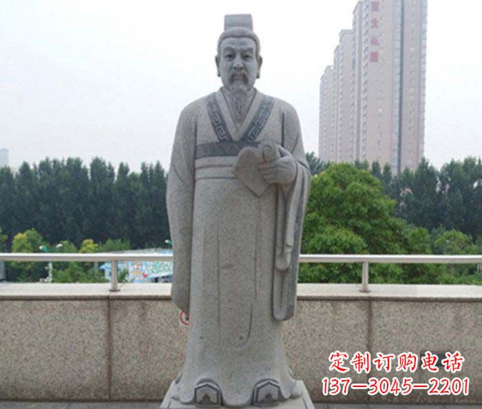 辽宁先秦法家代表人物商鞅石雕