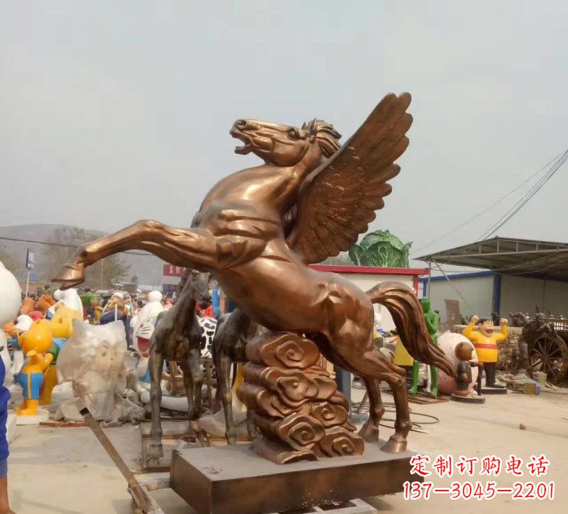辽宁祥云飞马铜雕