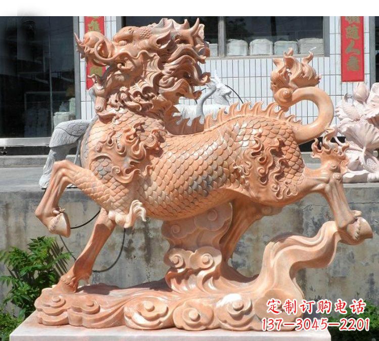 辽宁祥云麒麟石雕