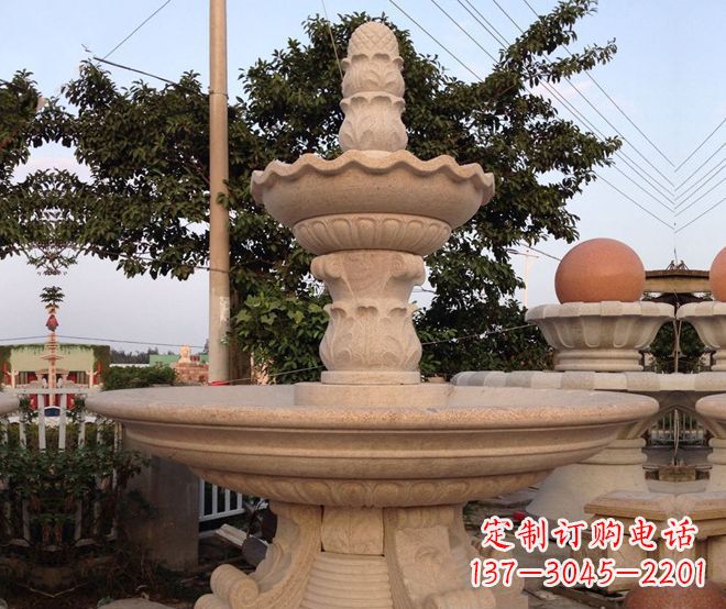 辽宁小区景观大型喷泉石雕 (4)