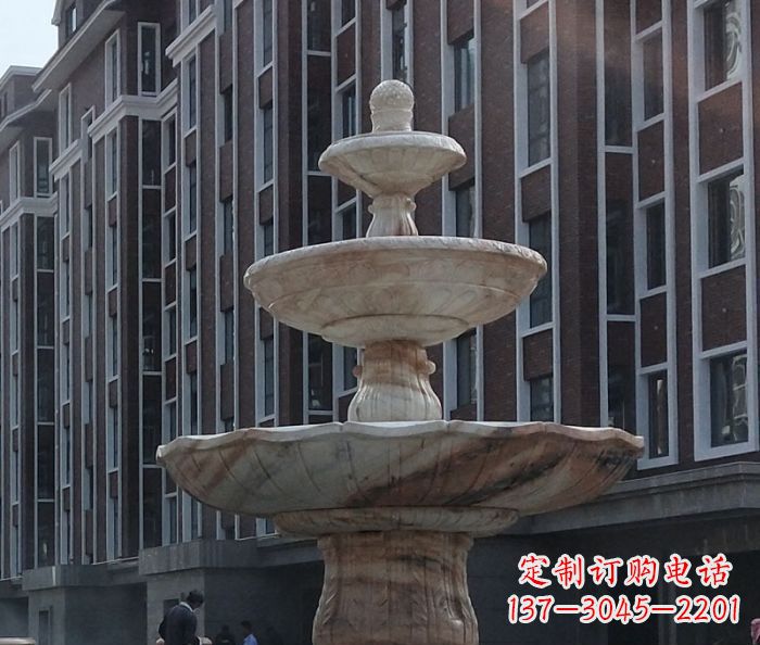 辽宁小区景观大型喷泉石雕 (6)