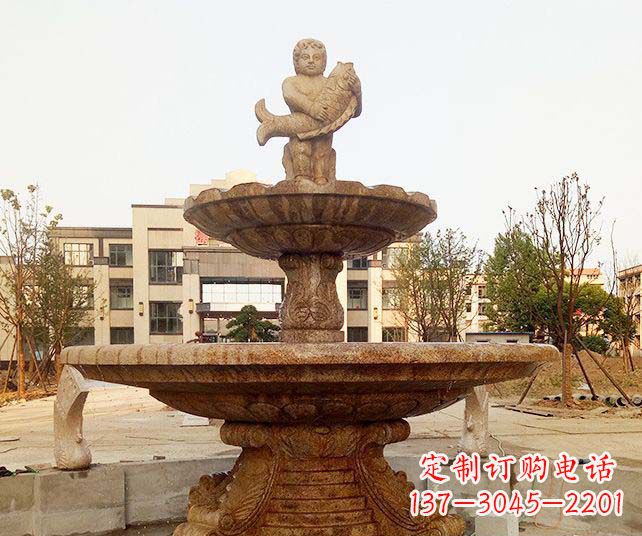 辽宁小区景观欧式喷泉石雕
