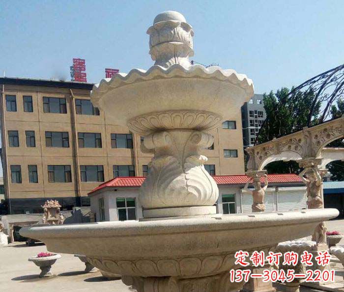 辽宁小区景观砂岩大型喷泉石雕