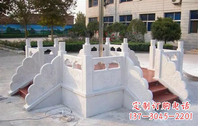 辽宁校园汉白玉升旗台