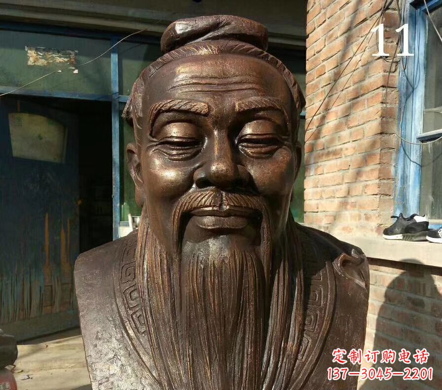 辽宁校园名人铜雕 人物雕塑