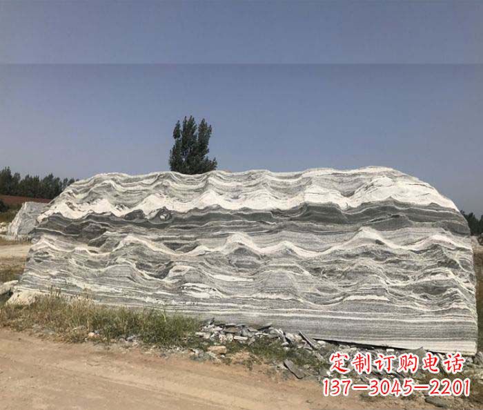 辽宁雪浪石假山公园景观石雕