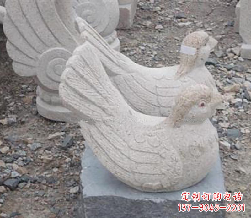 辽宁鸳鸯石雕