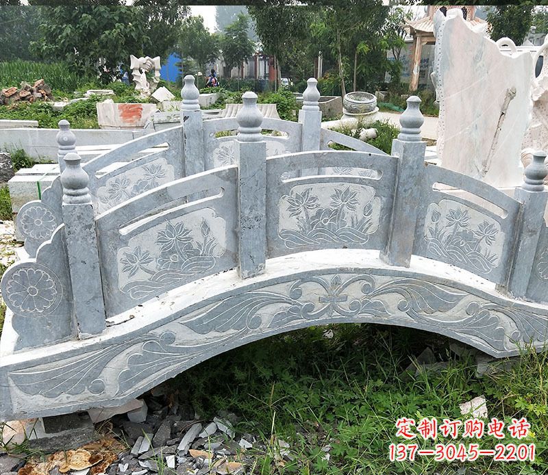辽宁园林仿古石拱桥景观石雕 (3)