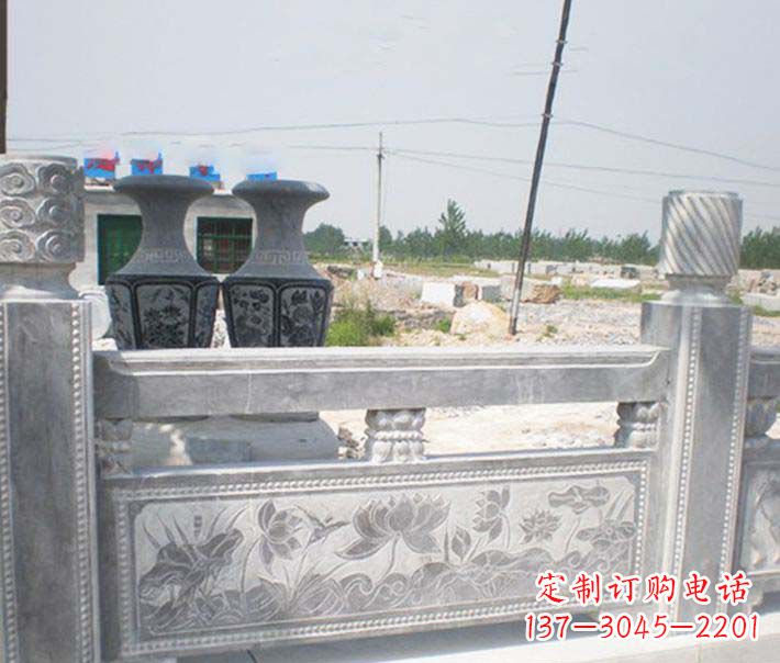 辽宁园林仿古石栏板景观石雕 (3)