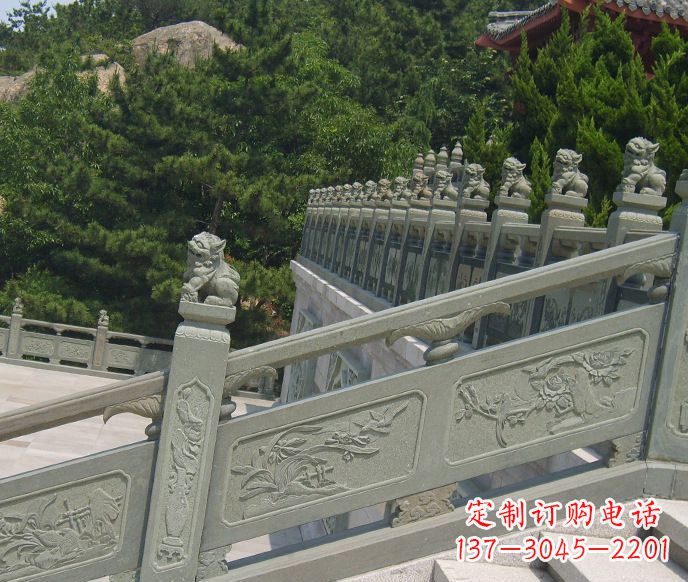 辽宁园林仿古石栏板景观石雕 (4)