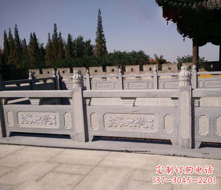 辽宁园林仿古石栏板景观石雕 (2)