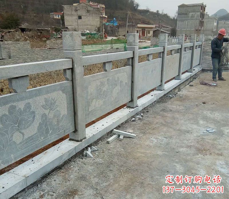 辽宁园林仿古石栏板景观石雕 (5)