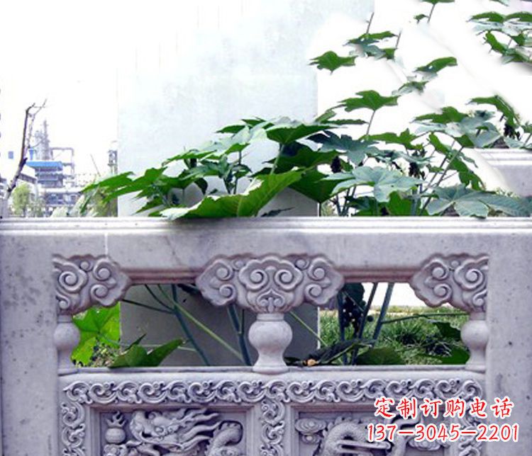 辽宁园林仿古石栏板景观石雕 (6)