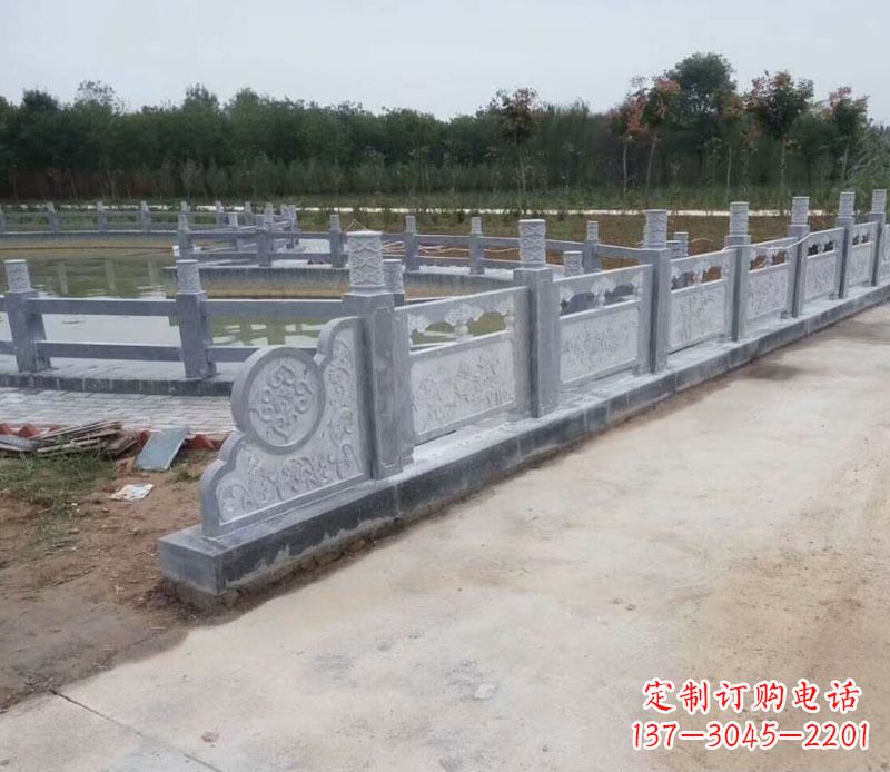 辽宁园林仿古石栏板景观石雕 (11)