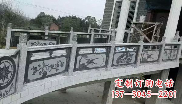 辽宁园林仿古石栏板景观石雕 (10)