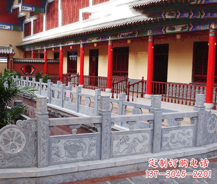 辽宁园林仿古石栏板景观石雕 (12)