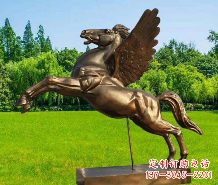 辽宁园林飞马铜雕