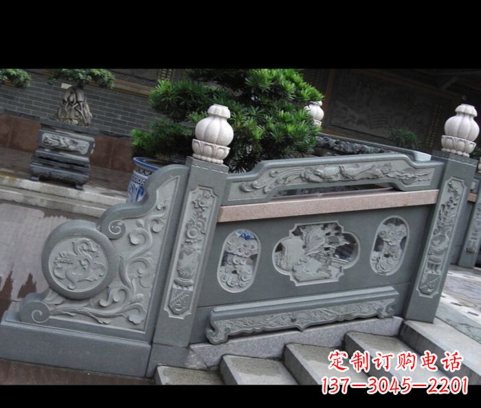 辽宁园林景观大理石栏板雕塑 (6)