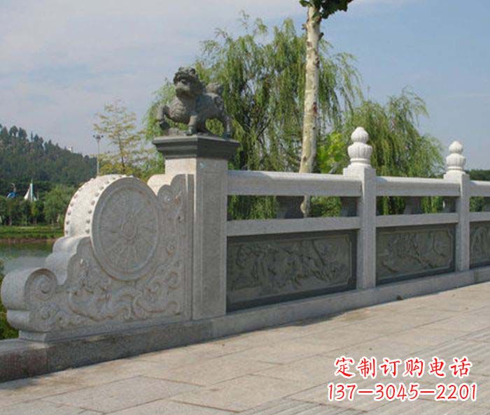 辽宁园林景观大理石栏板雕塑