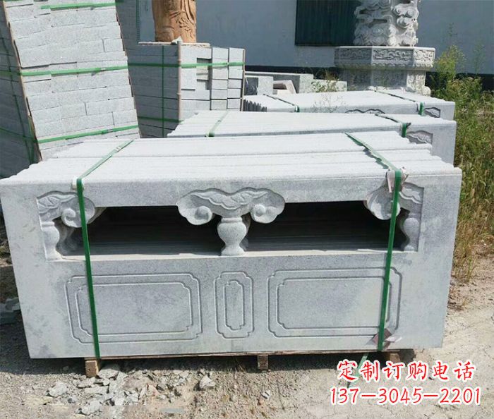 辽宁园林景观大理石栏板石雕 (13)