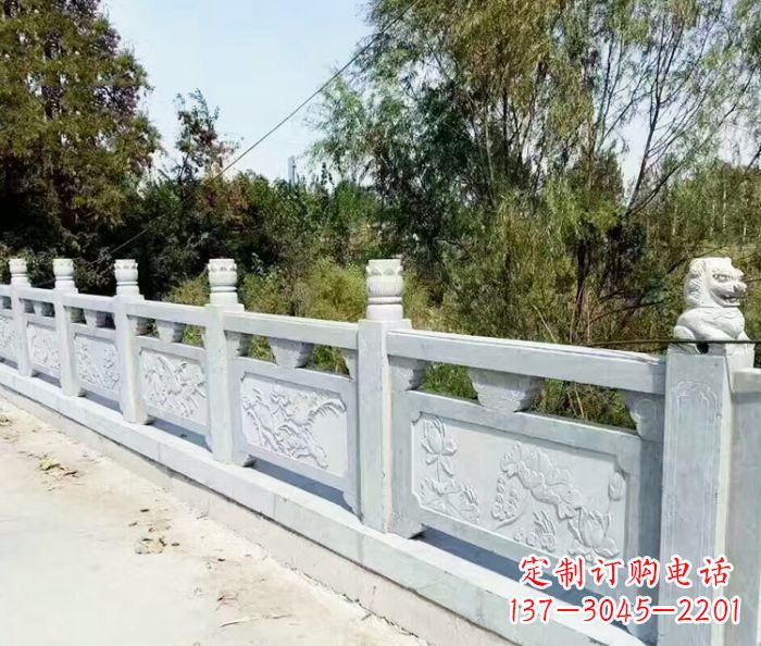辽宁园林景观大理石栏板石雕_1