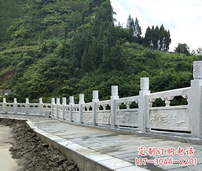 辽宁园林景观大理石栏板石雕_2