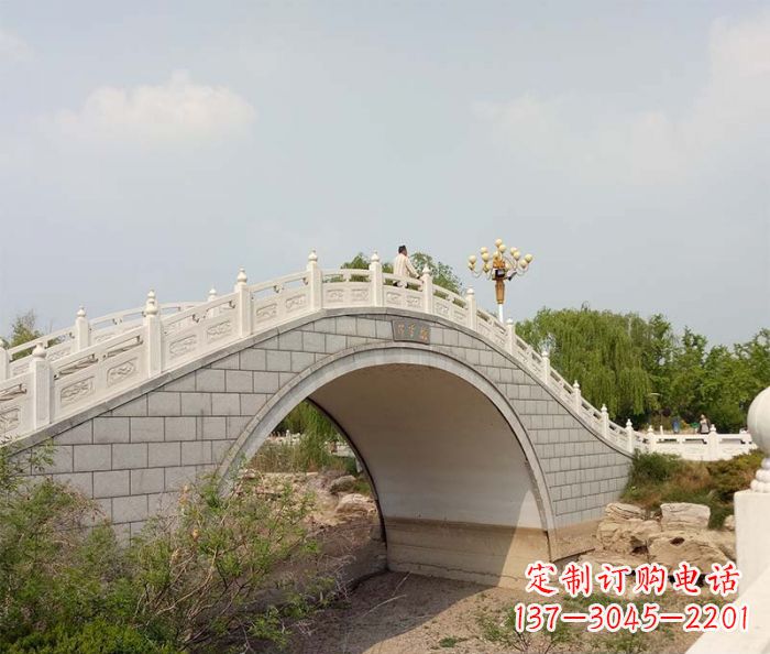 辽宁园林景观大理石桥栏板石雕 (6)