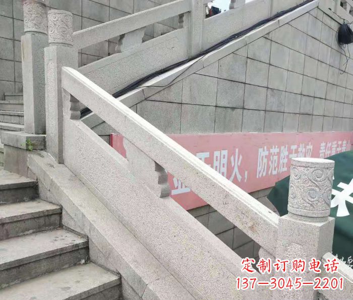 辽宁园林景观大理石桥栏板石雕_1 (2)