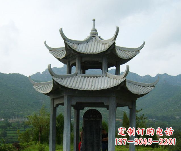 辽宁园林景观仿古凉亭石雕