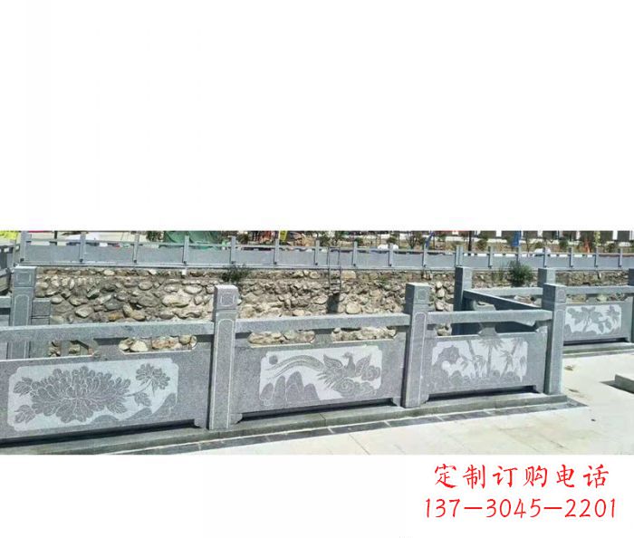 辽宁园林景观仿古石雕栏板 (5)