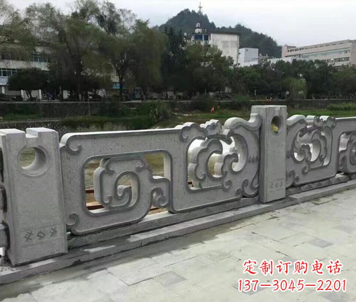 辽宁园林景观仿古石雕栏板_1