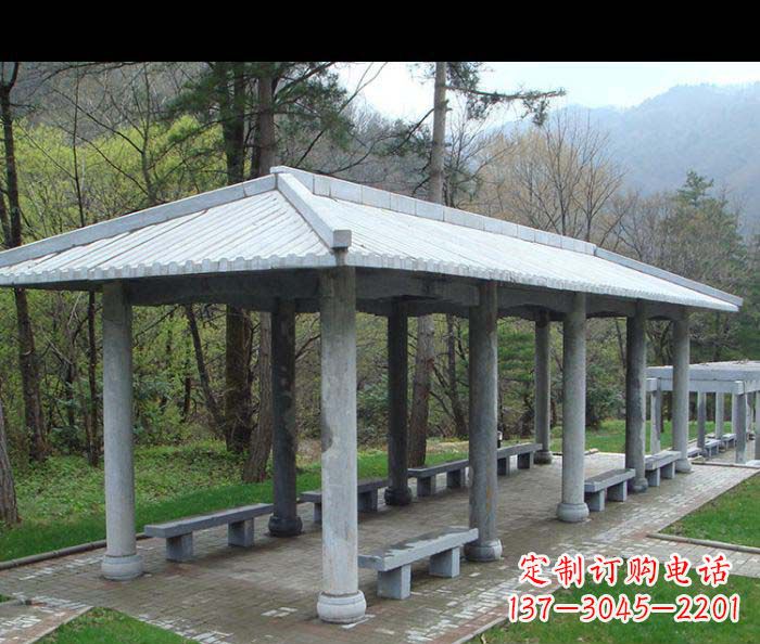 辽宁园林景观仿古石雕长廊