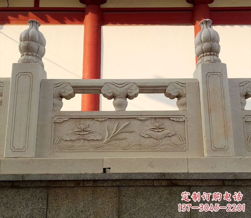 辽宁园林石浮雕栏板景观石雕 (2)