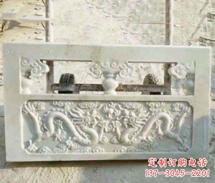 辽宁园林石浮雕栏板景观石雕
