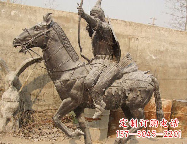 辽宁战马与射箭的士兵