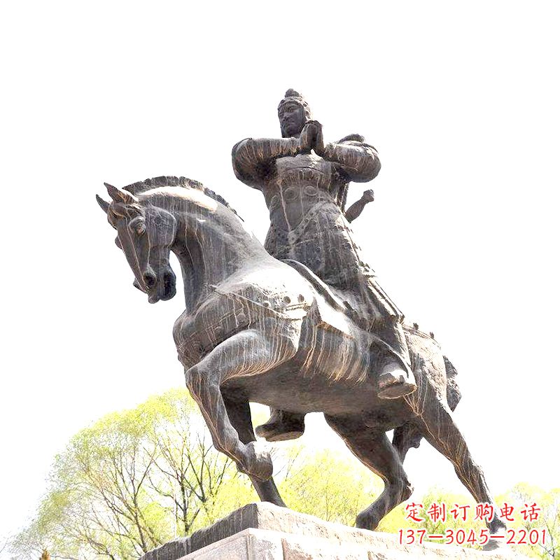 辽宁中国历史名人民族英雄霍去病铜雕塑