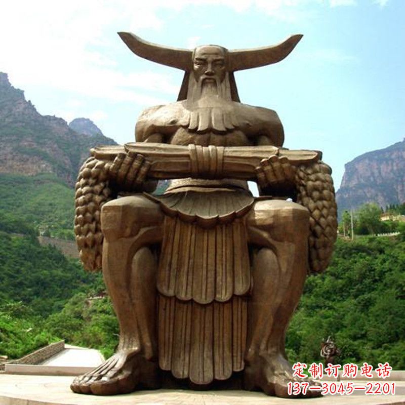 辽宁中华民族人文初祖五榖神农大帝大型景观雕塑