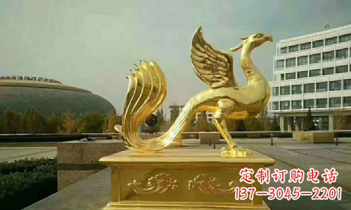 辽宁朱雀铜雕