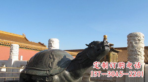 辽宁铸铜龙龟寺庙神兽铜雕