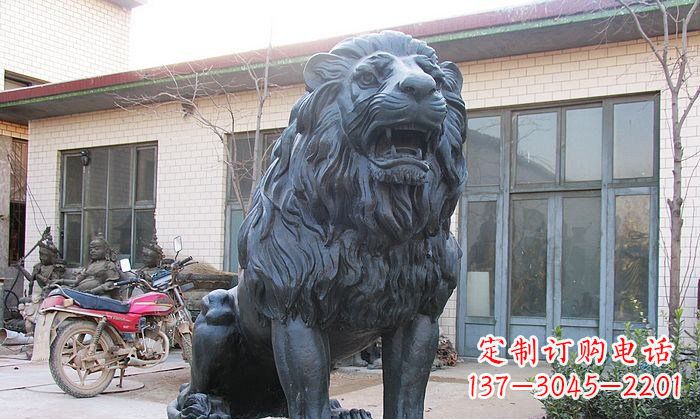 辽宁铸铜狮子铜雕